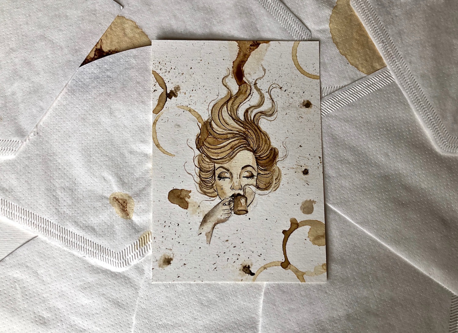 Pintura com Café – o Seu Agente da Criatividade, Agora é Tinta