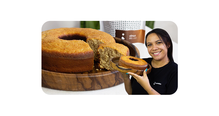 O bolo de iogurte com café que virou receita de família!